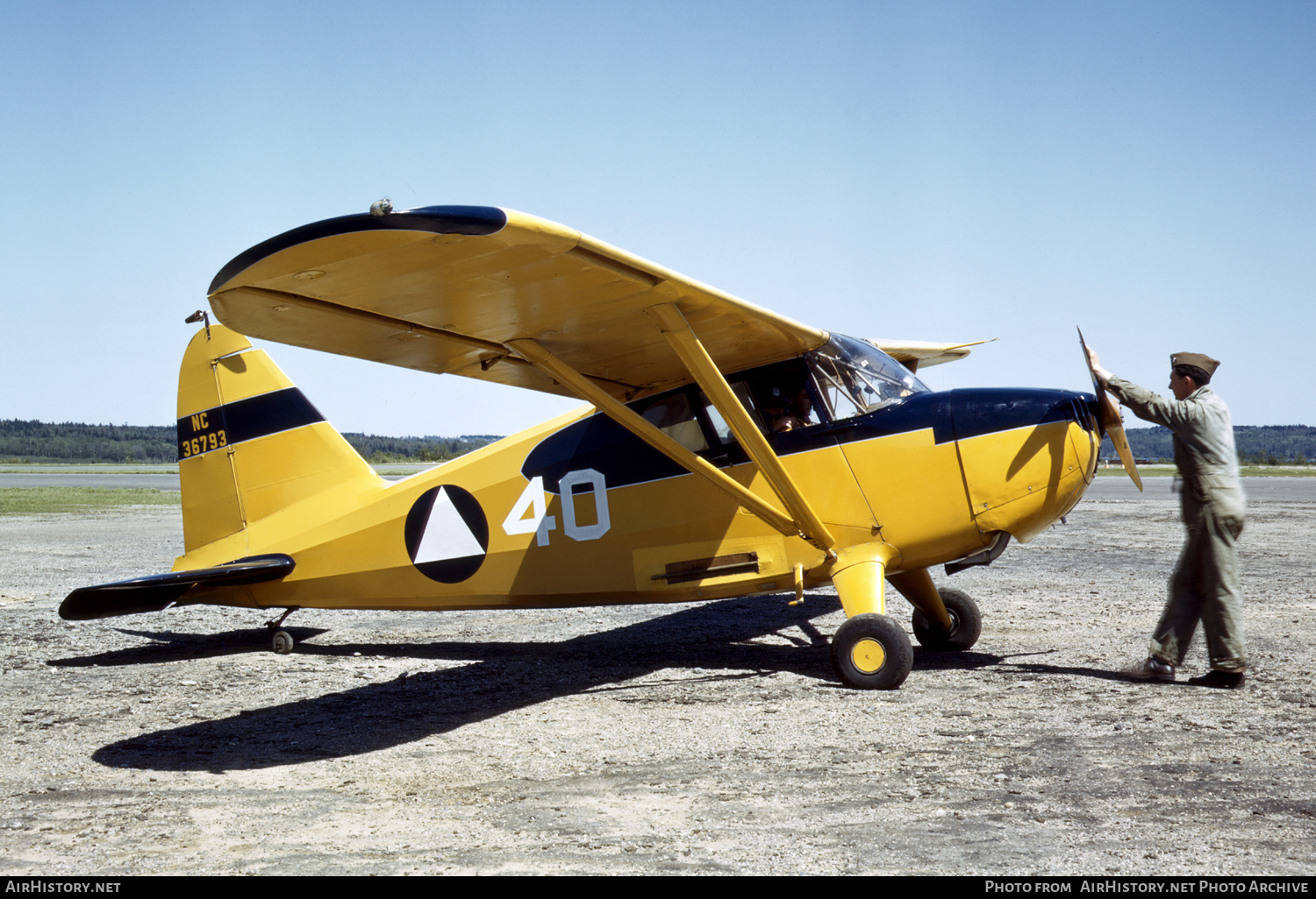 Aircraft Photo of NC36793 | Stinson 10A Voyager | Civil Air Patrol | AirHistory.net #134750