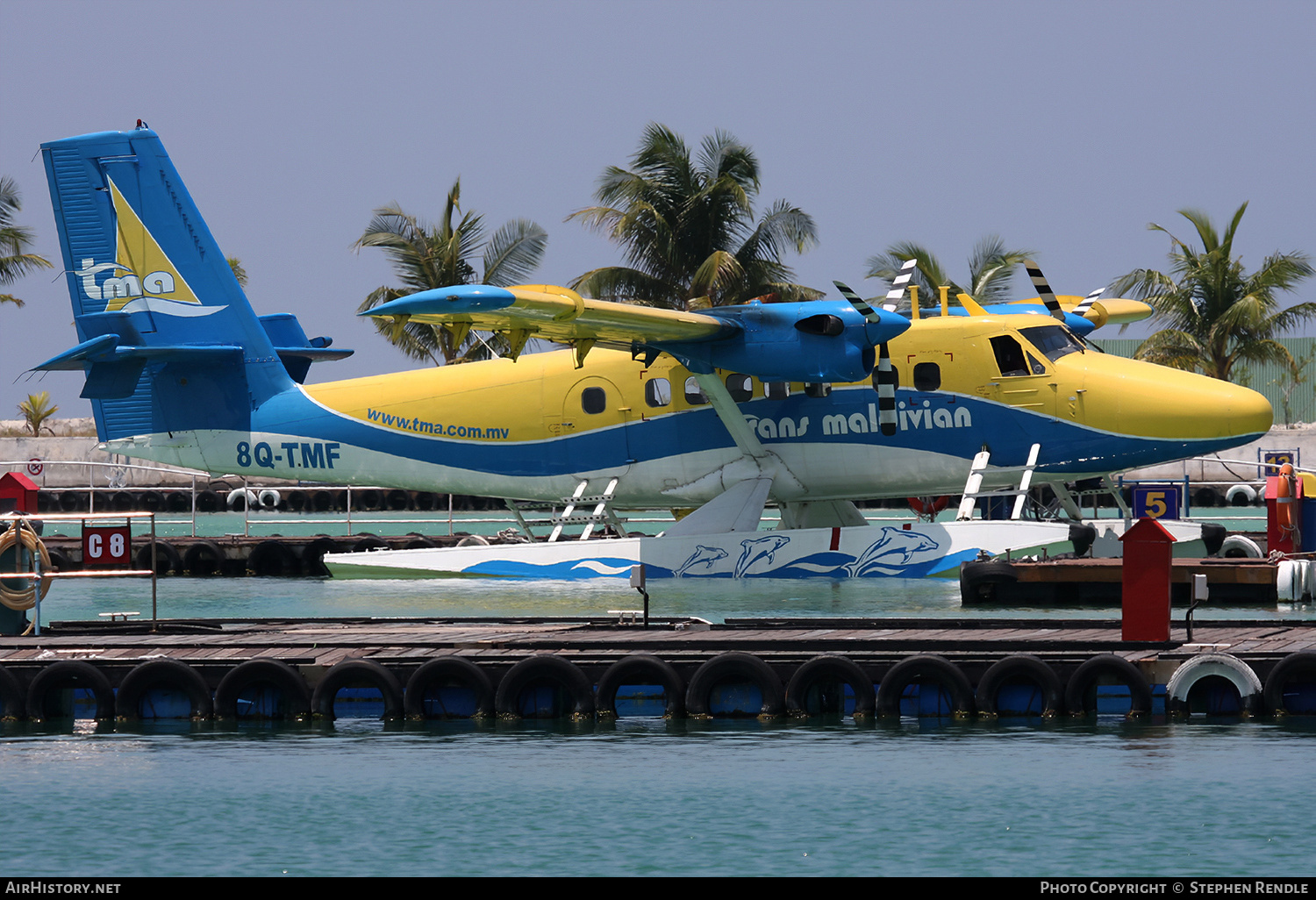 Aircraft Photo of 8Q-TMF | De Havilland Canada DHC-6-300 Twin Otter | Trans Maldivian Airways - TMA | AirHistory.net #134764