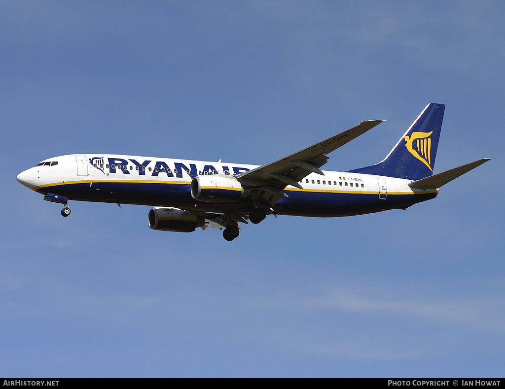 Aircraft Photo of EI-DHE | Boeing 737-8AS | Ryanair | AirHistory.net #134833