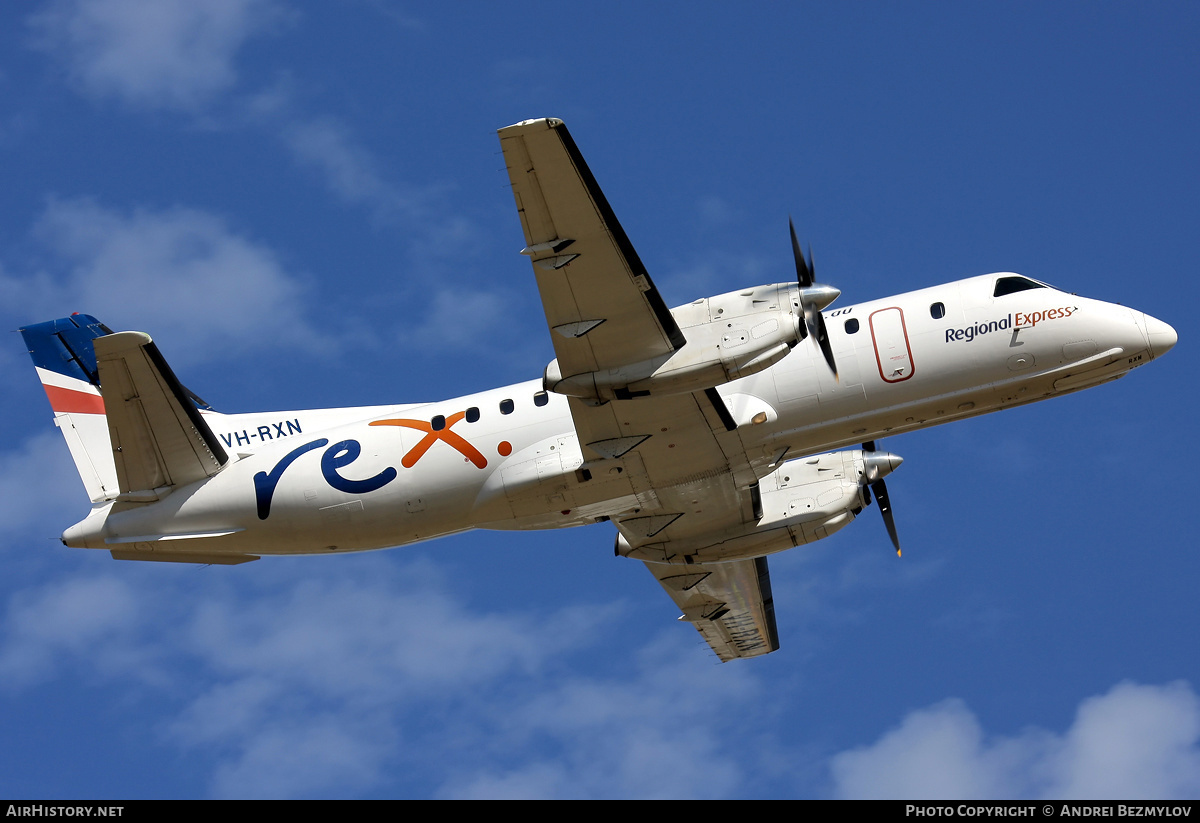 Aircraft Photo of VH-RXN | Saab 340B | REX - Regional Express | AirHistory.net #134898