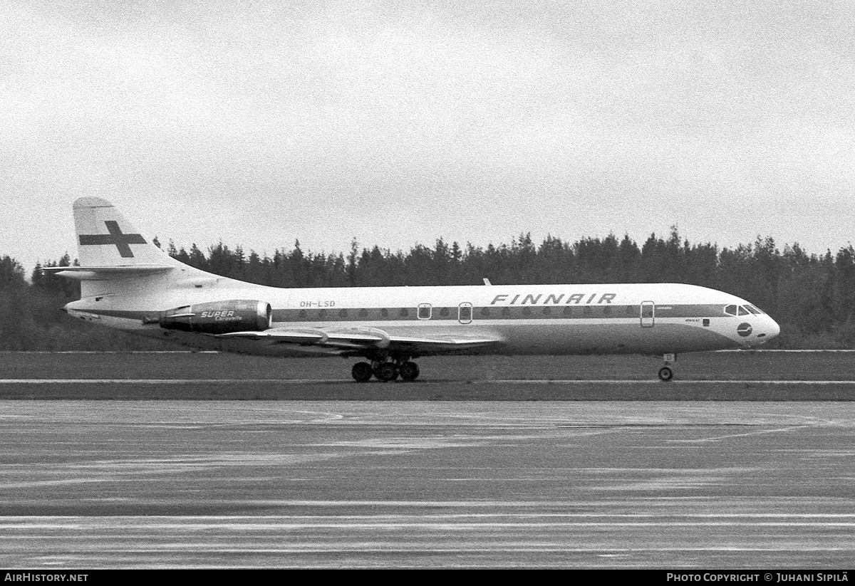 Aircraft Photo of OH-LSD | Sud SE-210 Caravelle 10B3 Super B | Finnair | AirHistory.net #134912