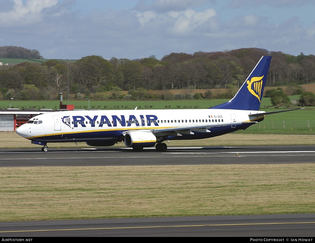 Aircraft Photo of EI-DCE | Boeing 737-8AS | Ryanair | AirHistory.net #134914