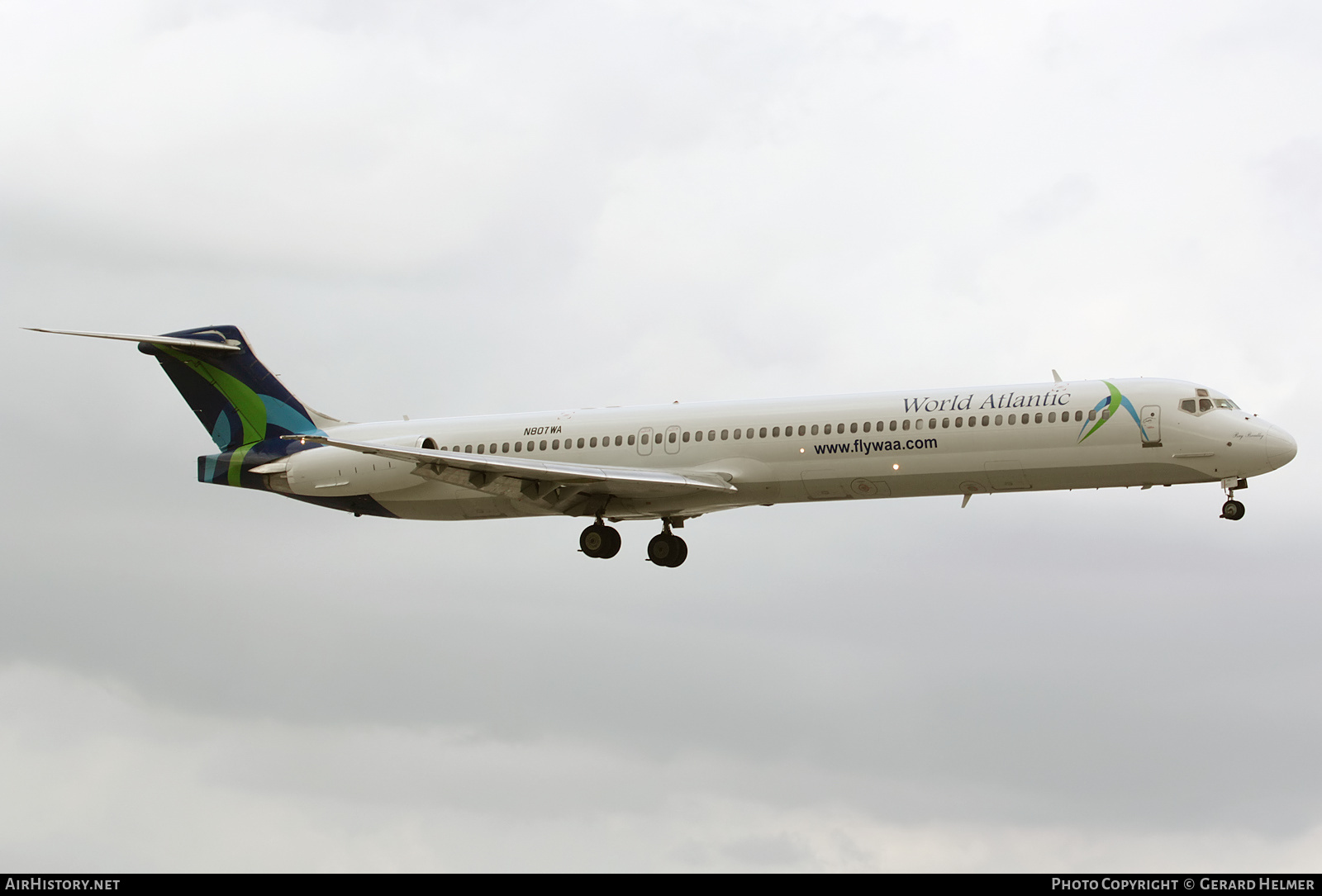 Aircraft Photo of N807WA | McDonnell Douglas MD-83 (DC-9-83) | World Atlantic Airlines | AirHistory.net #134941