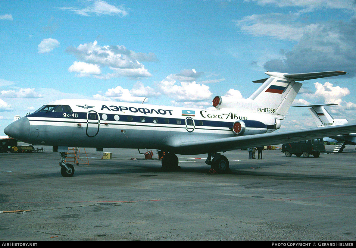 Aircraft Photo of RA-87656 | Yakovlev Yak-40 | Sakha Avia | AirHistory.net #134970