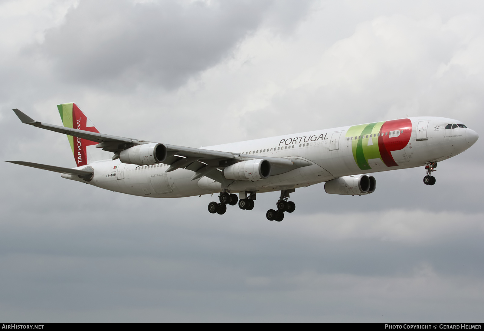 Aircraft Photo of CS-TOD | Airbus A340-312 | TAP Portugal | AirHistory.net #135014