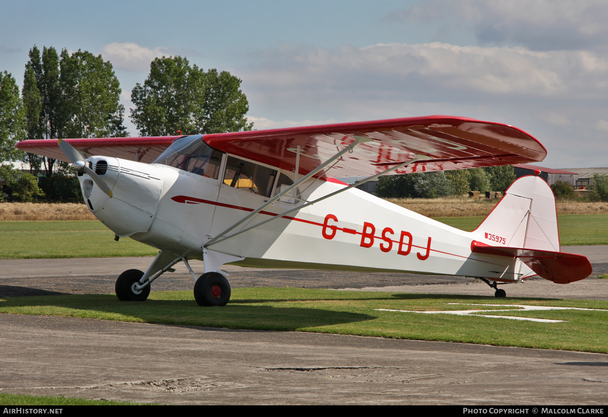 Aircraft Photo of G-BSDJ | Piper J-4E Cub Coupe | AirHistory.net #135018