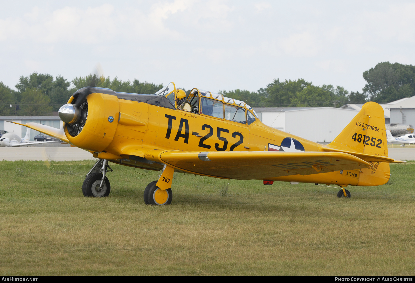 Aircraft Photo of N1974M / 481252 | North American AT-6D Texan | USA - Air Force | AirHistory.net #135021