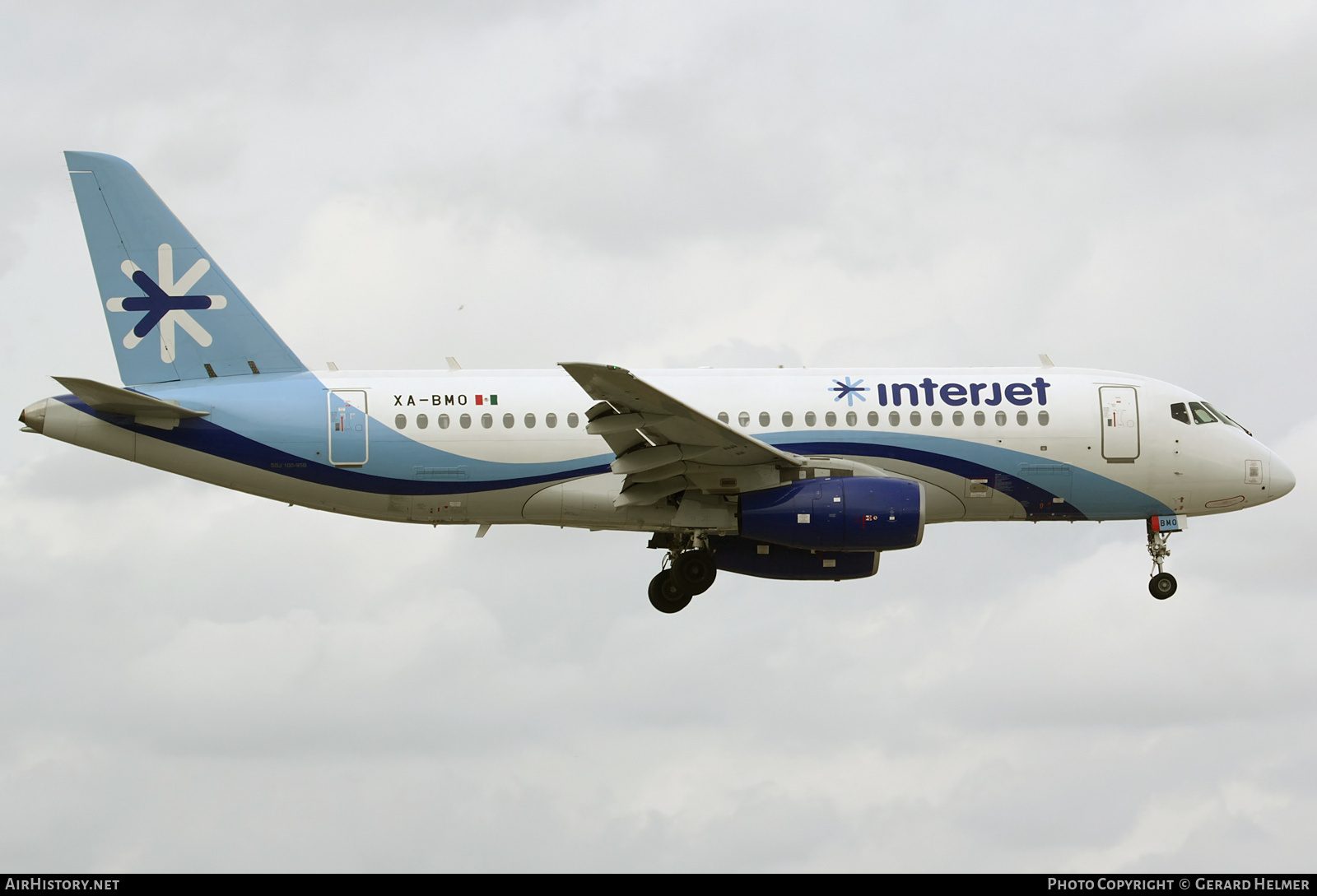 Aircraft Photo of XA-BMO | Sukhoi SSJ-100-95B Superjet 100 (RRJ-95B) | Interjet | AirHistory.net #135034