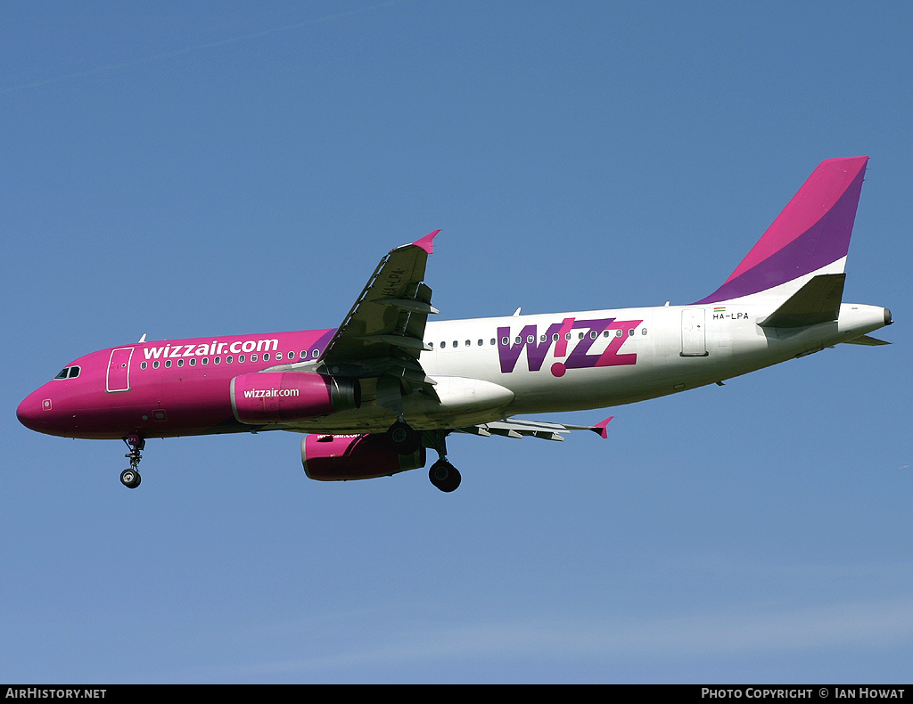 Aircraft Photo of HA-LPA | Airbus A320-233 | Wizz Air | AirHistory.net #135058