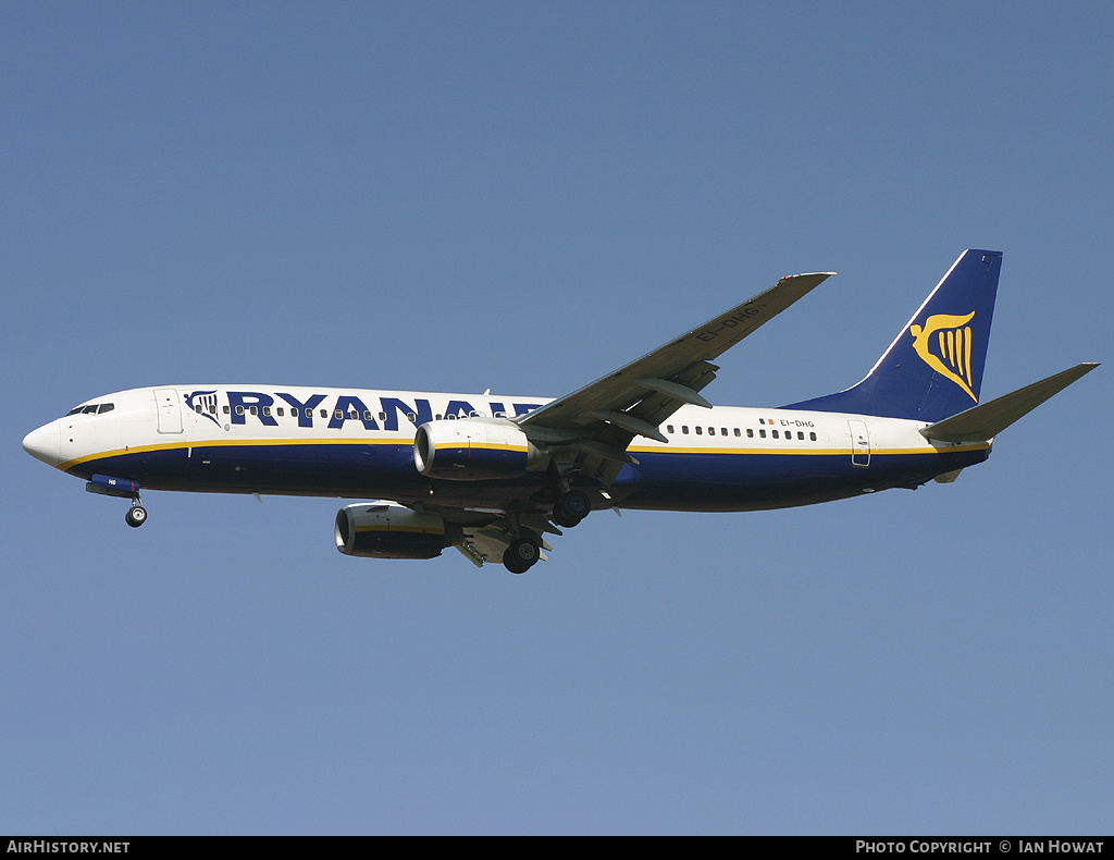 Aircraft Photo of EI-DHG | Boeing 737-8AS | Ryanair | AirHistory.net #135062