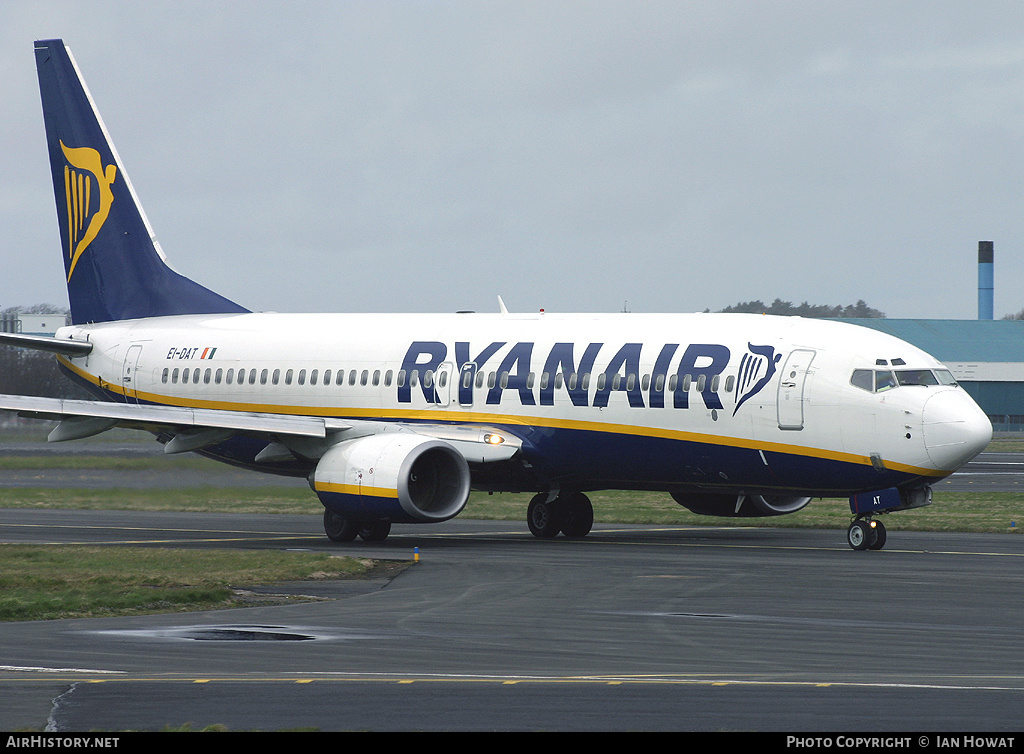Aircraft Photo of EI-DAT | Boeing 737-8AS | Ryanair | AirHistory.net #135064