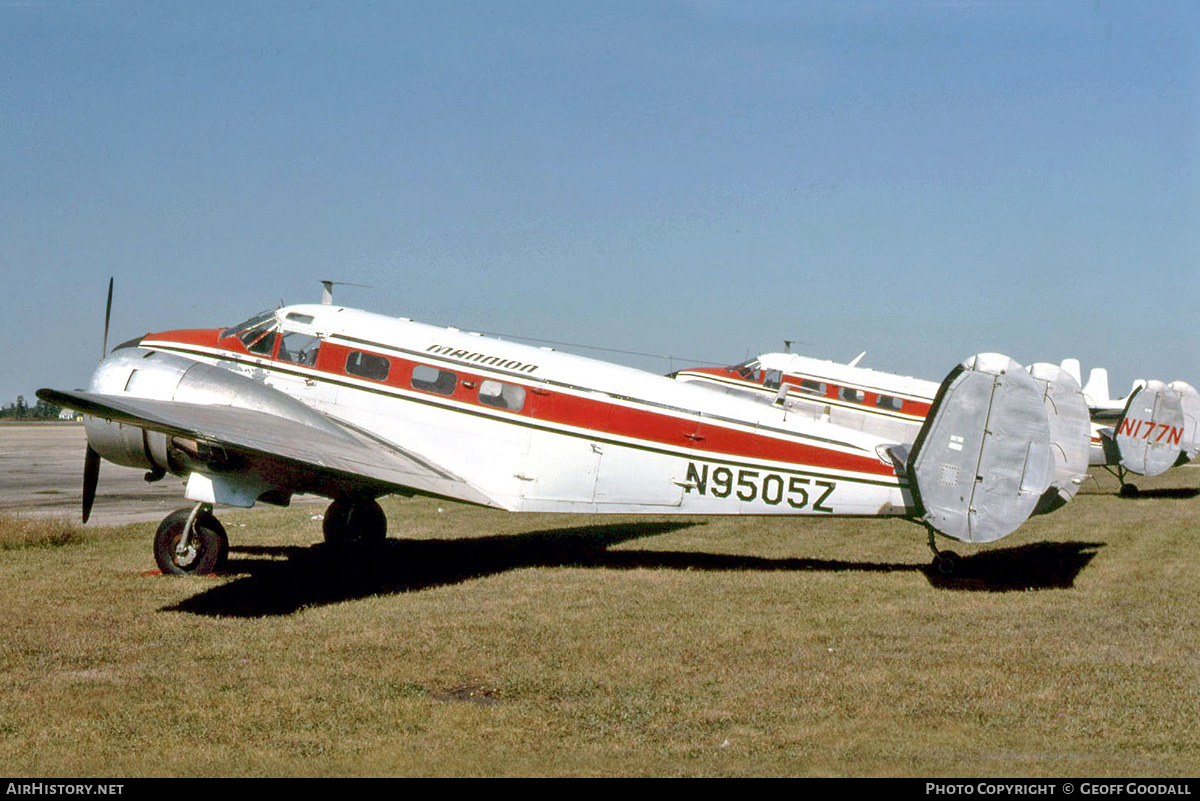 Aircraft Photo of N9505Z | Beech C-45H Expeditor | Mannion Air Charter | AirHistory.net #135099