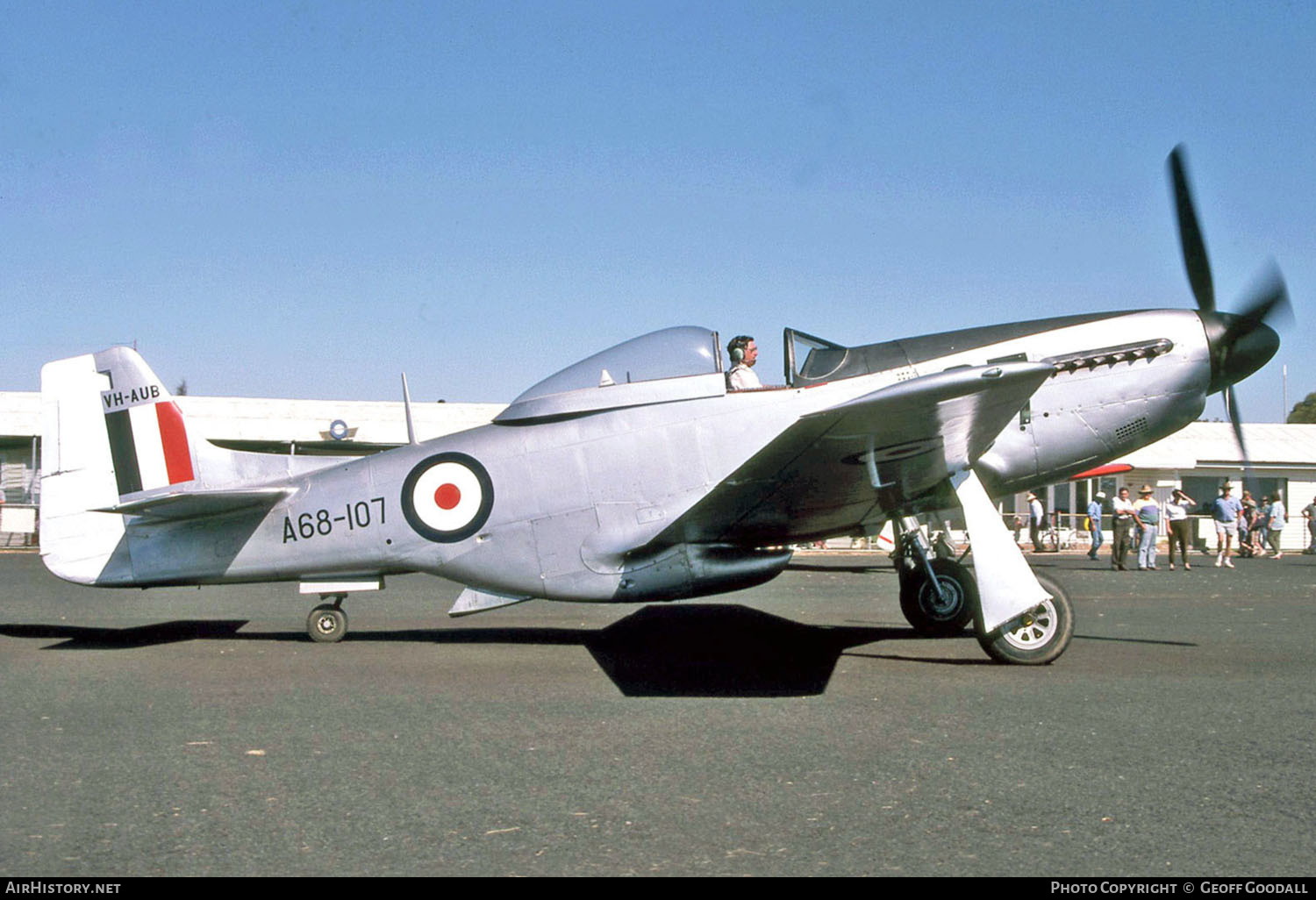Aircraft Photo of VH-AUB / A68-107 | Commonwealth CA-18 Mustang 21 (P-51D) | Australia - Air Force | AirHistory.net #135106