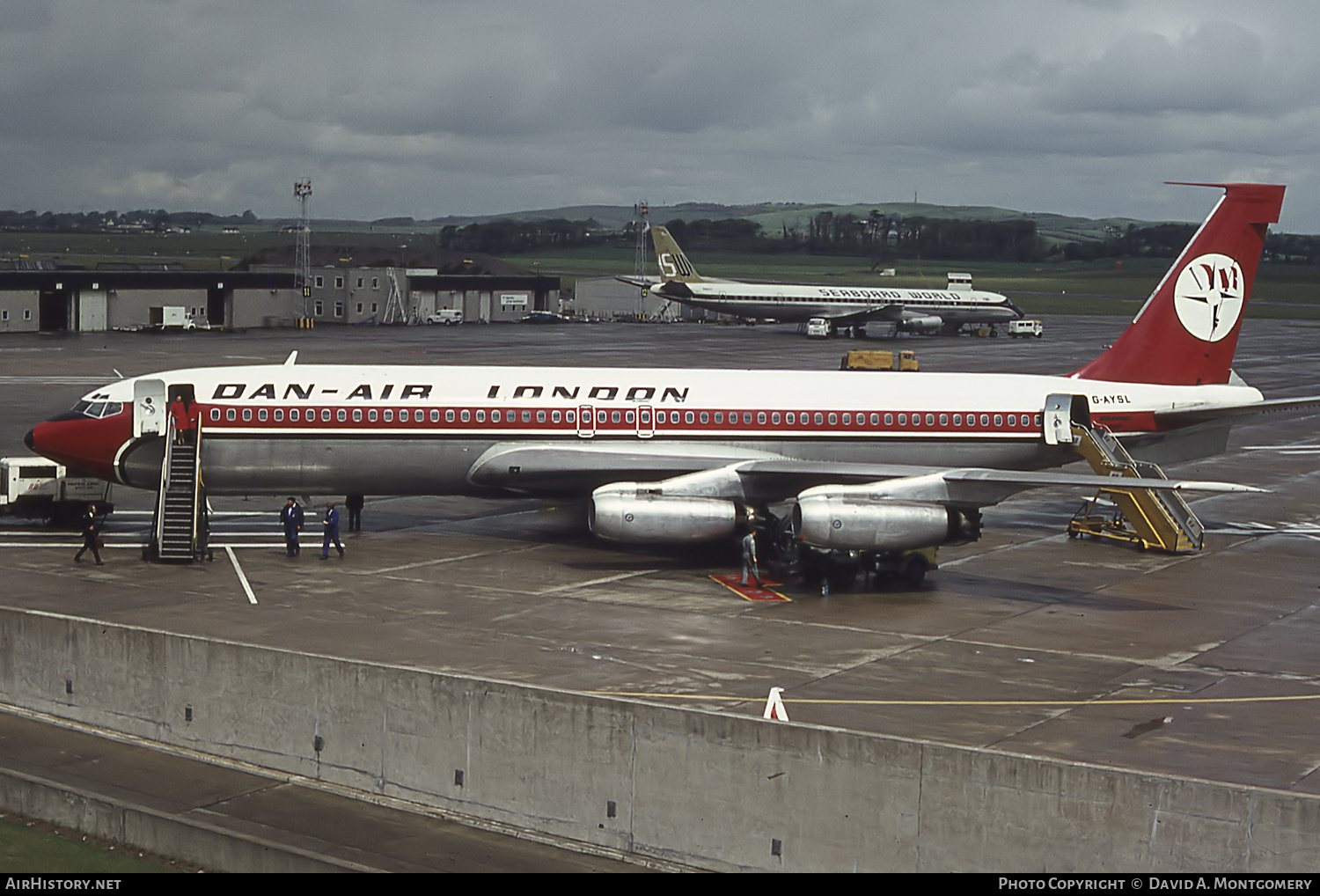 Aircraft Photo of G-AYSL | Boeing 707-321 | Dan-Air London | AirHistory.net #135118