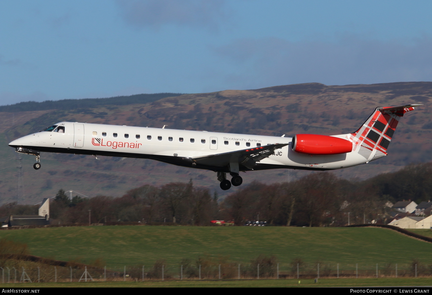 Aircraft Photo of G-SAJC | Embraer ERJ-145EP (EMB-145EP) | Loganair | AirHistory.net #135183