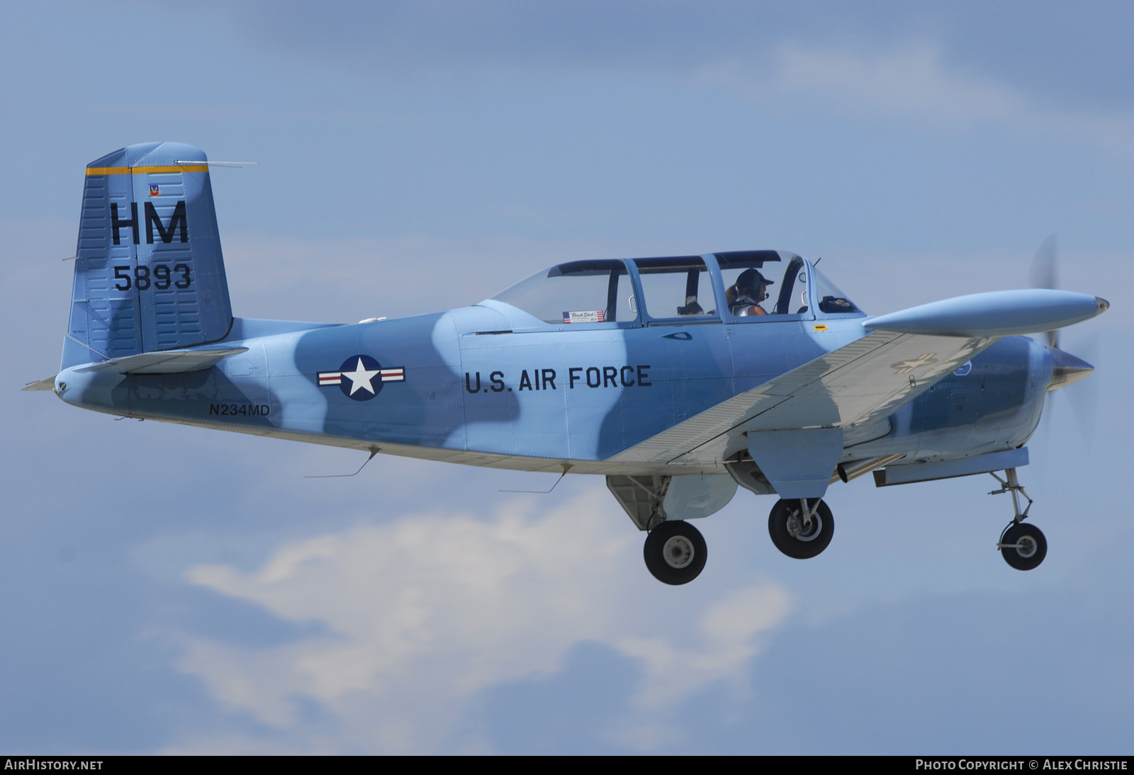 Aircraft Photo of N234MD / 5893 | Beech T-34A Mentor (B45) | USA - Air Force | AirHistory.net #135185