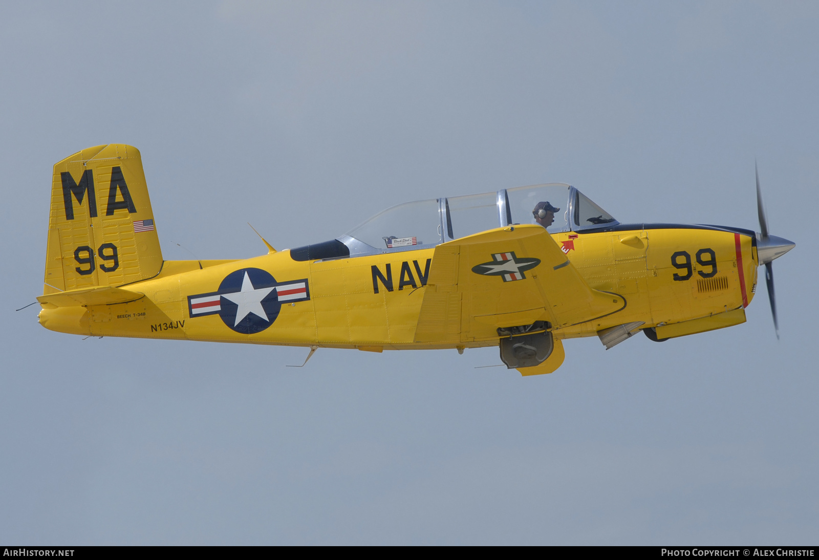 Aircraft Photo of N134JV | Beech T-34B Mentor | USA - Navy | AirHistory.net #135192