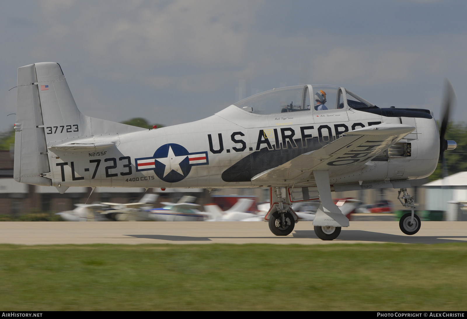 Aircraft Photo of N215SF / 37723 | North American T-28B Trojan | USA - Air Force | AirHistory.net #135193