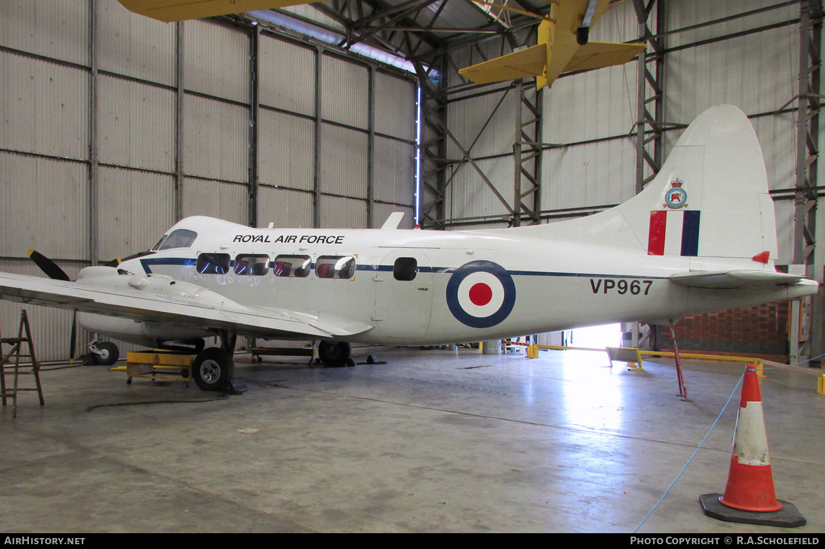 Aircraft Photo of VP967 | De Havilland D.H. 104 Devon C2/2 | UK - Air Force | AirHistory.net #135200