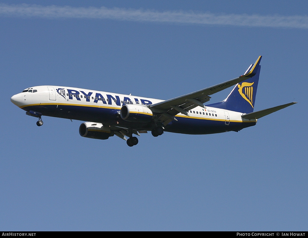 Aircraft Photo of EI-DCO | Boeing 737-8AS | Ryanair | AirHistory.net #135210