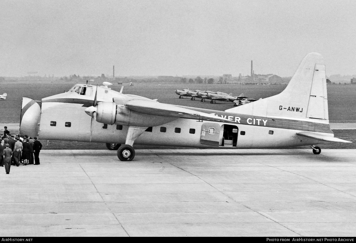 Aircraft Photo of G-ANWJ | Bristol 170 Freighter Mk32 | Silver City Airways | AirHistory.net #135240