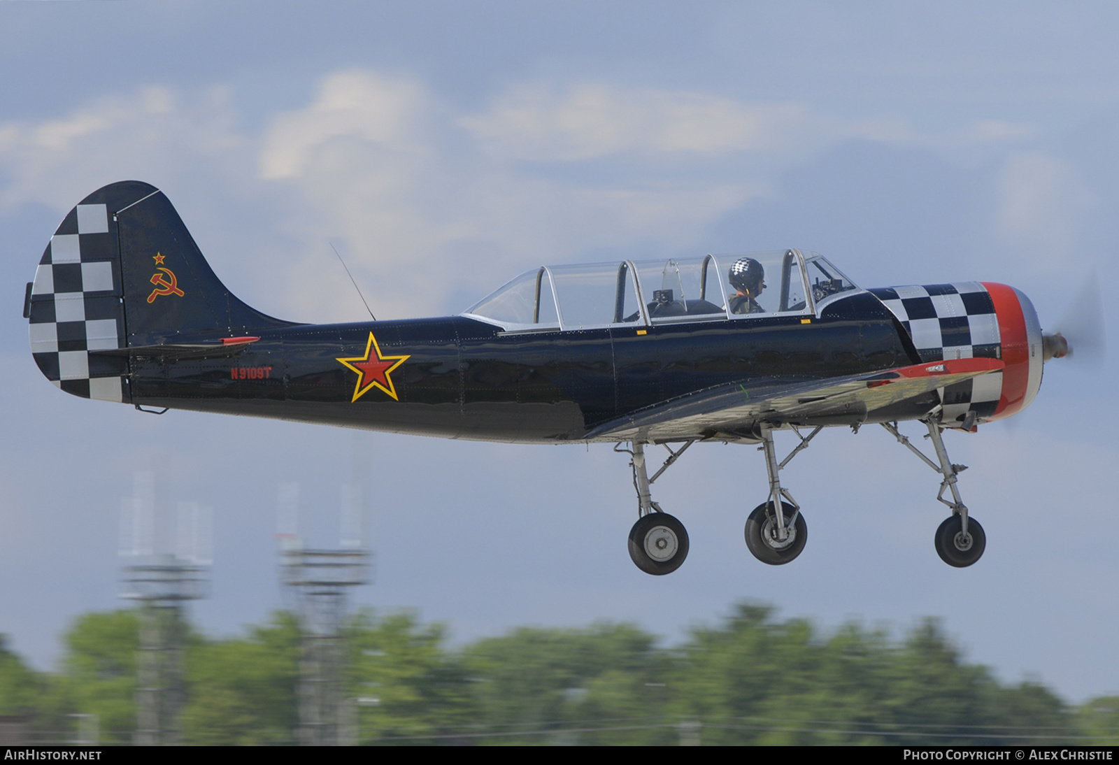 Aircraft Photo of N9109T | Yakovlev Yak-52 | Russia - Air Force | AirHistory.net #135282