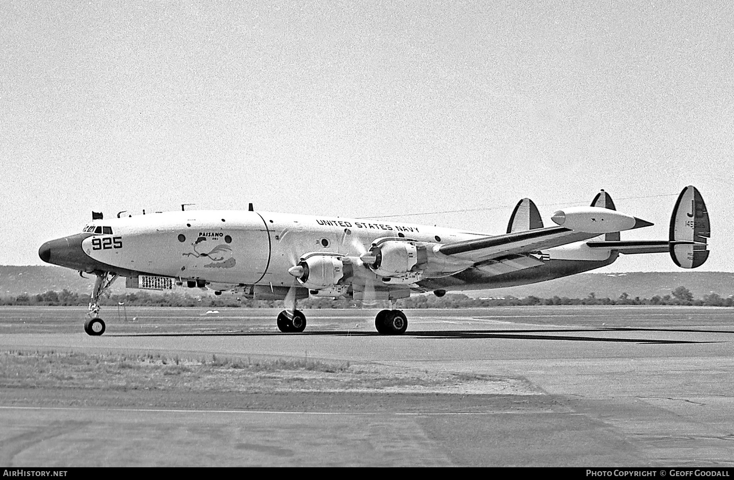 Aircraft Photo of 145925 | Lockheed NC-121K Warning Star | USA - Navy | AirHistory.net #135308