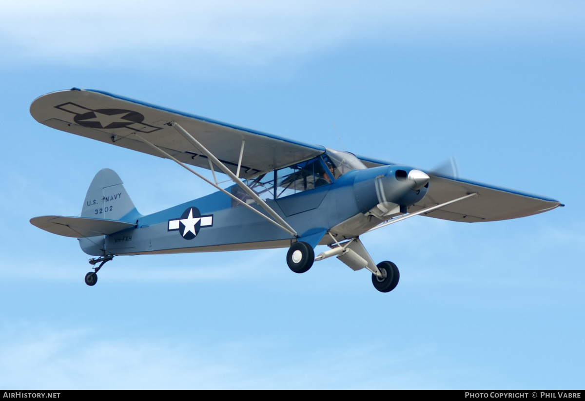 Aircraft Photo of VH-FXH / 3202 | Piper PA-18-125 Super Cub | USA - Navy | AirHistory.net #135334