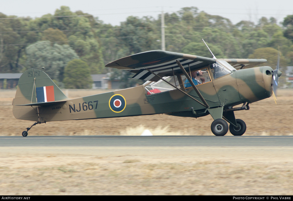 Aircraft Photo of VH-ABA / NJ667 | Auster J Auster Mk5 Alpha | UK - Air Force | AirHistory.net #135346