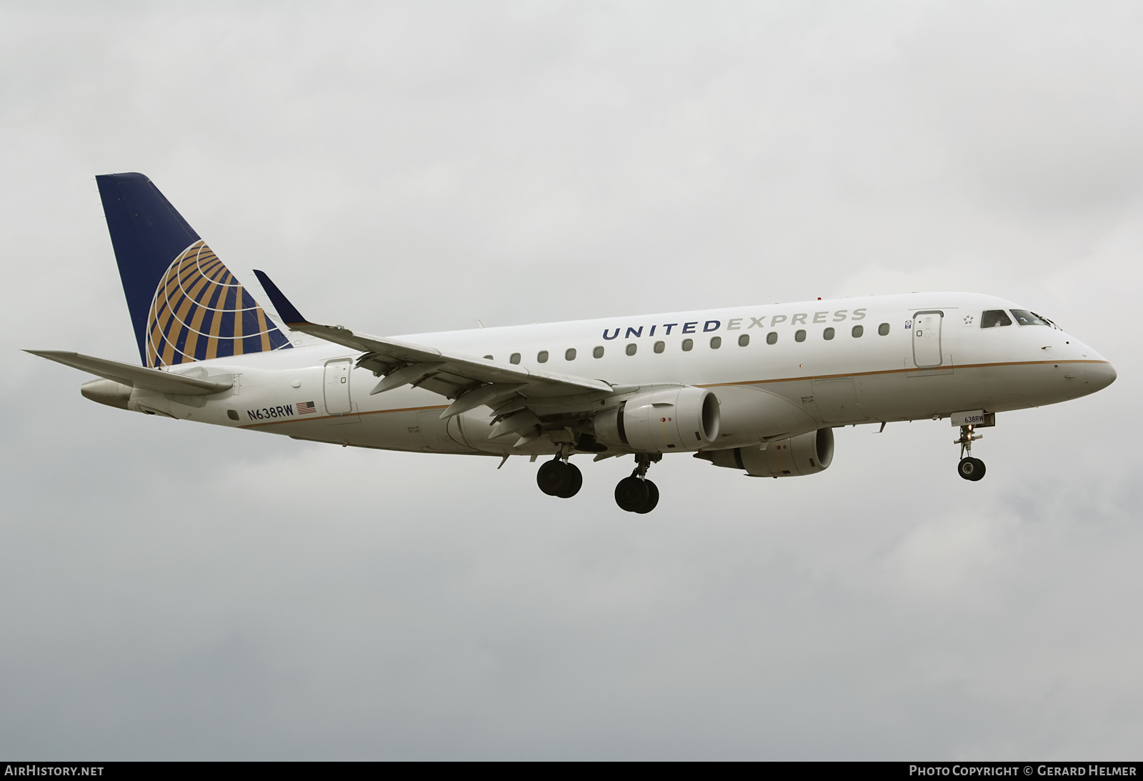 Aircraft Photo of N638RW | Embraer 170SE (ERJ-170-100SE) | United Express | AirHistory.net #135389