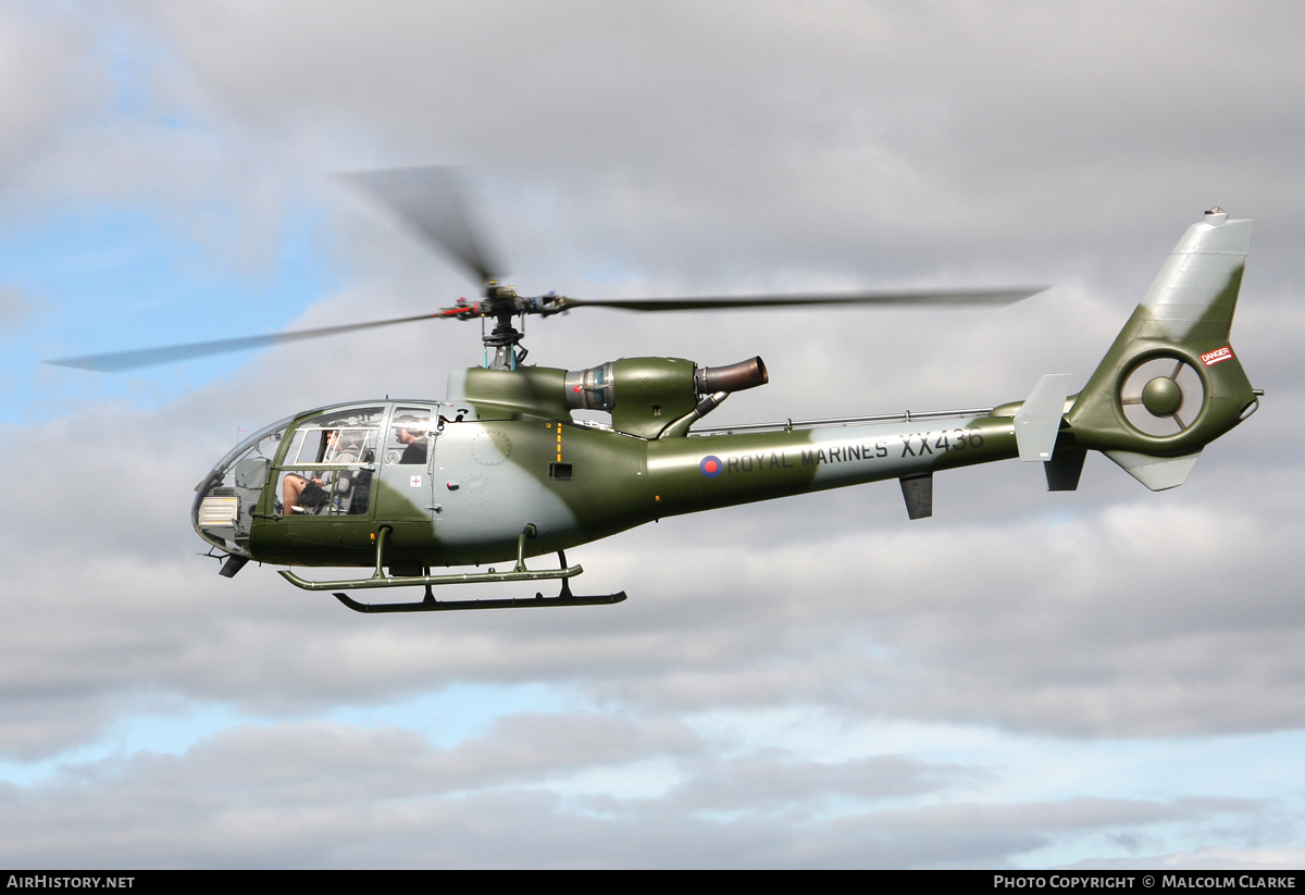 Aircraft Photo of G-ZZLE / XX436 | Aerospatiale SA-341C Gazelle HT2 | UK - Marines | AirHistory.net #135401