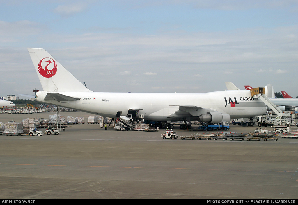 Aircraft Photo of JA811J | Boeing 747-246F/SCD | Japan Airlines - JAL Cargo | AirHistory.net #135418