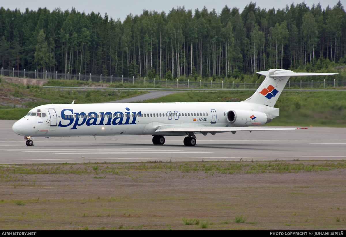 Aircraft Photo of EC-GVI | McDonnell Douglas MD-83 (DC-9-83) | Spanair | AirHistory.net #135426