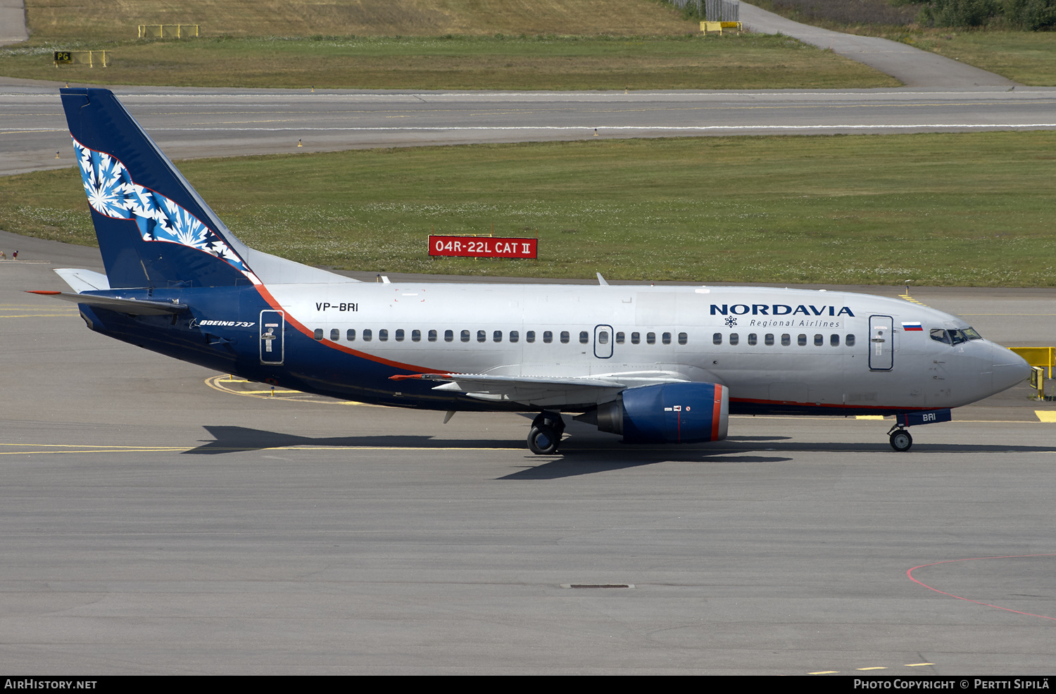 Aircraft Photo of VP-BRI | Boeing 737-5Y0 | Nordavia - Regional Airlines | AirHistory.net #135432