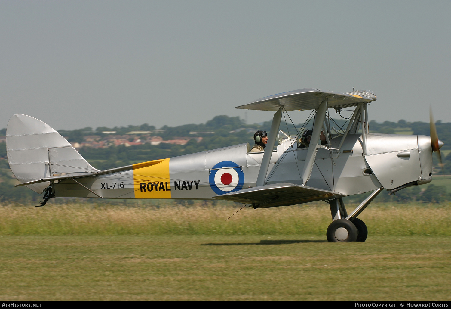 Aircraft Photo of G-AOIL / XL716 | De Havilland D.H. 82A Tiger Moth II | UK - Navy | AirHistory.net #135453