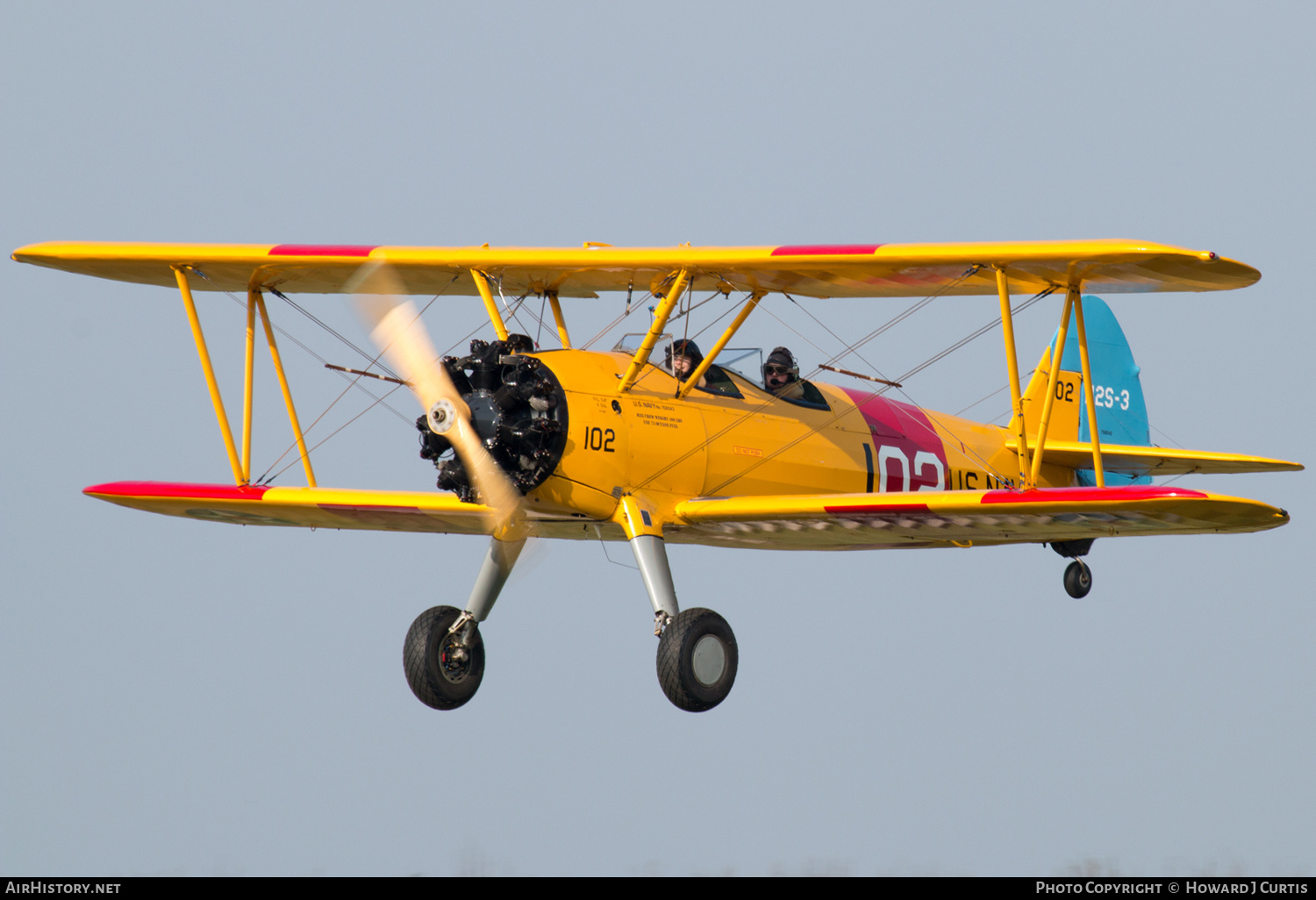 Aircraft Photo of G-AZLE / 1102 | Boeing N2S-5 Kaydet (E75) | USA - Navy | AirHistory.net #135464