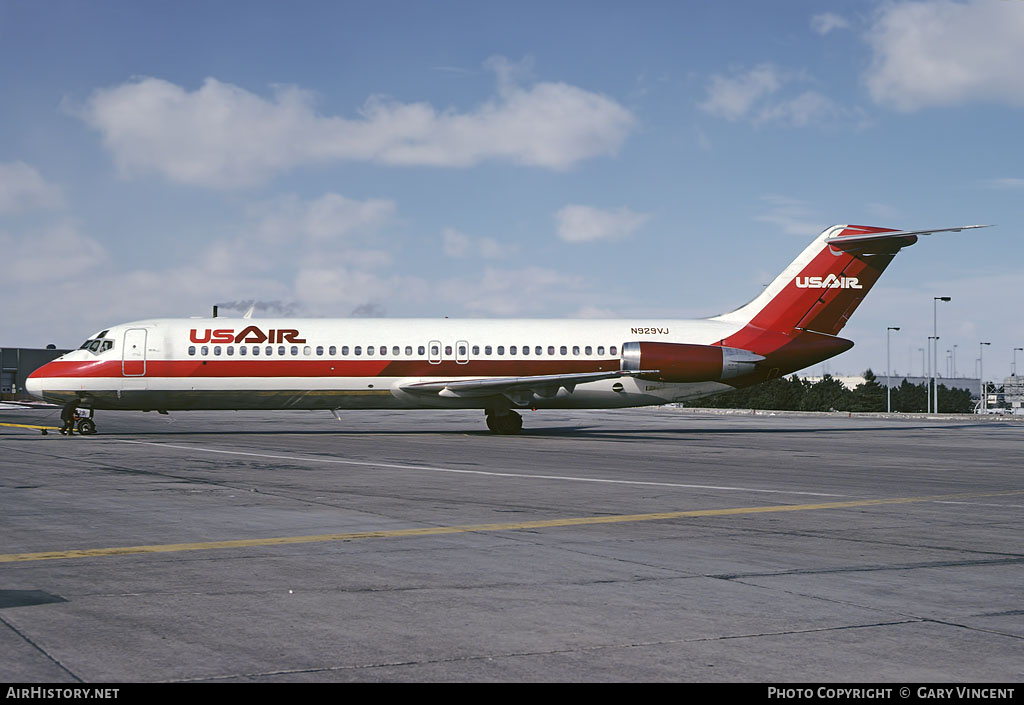 Aircraft Photo of N929VJ | McDonnell Douglas DC-9-31 | USAir | AirHistory.net #135474