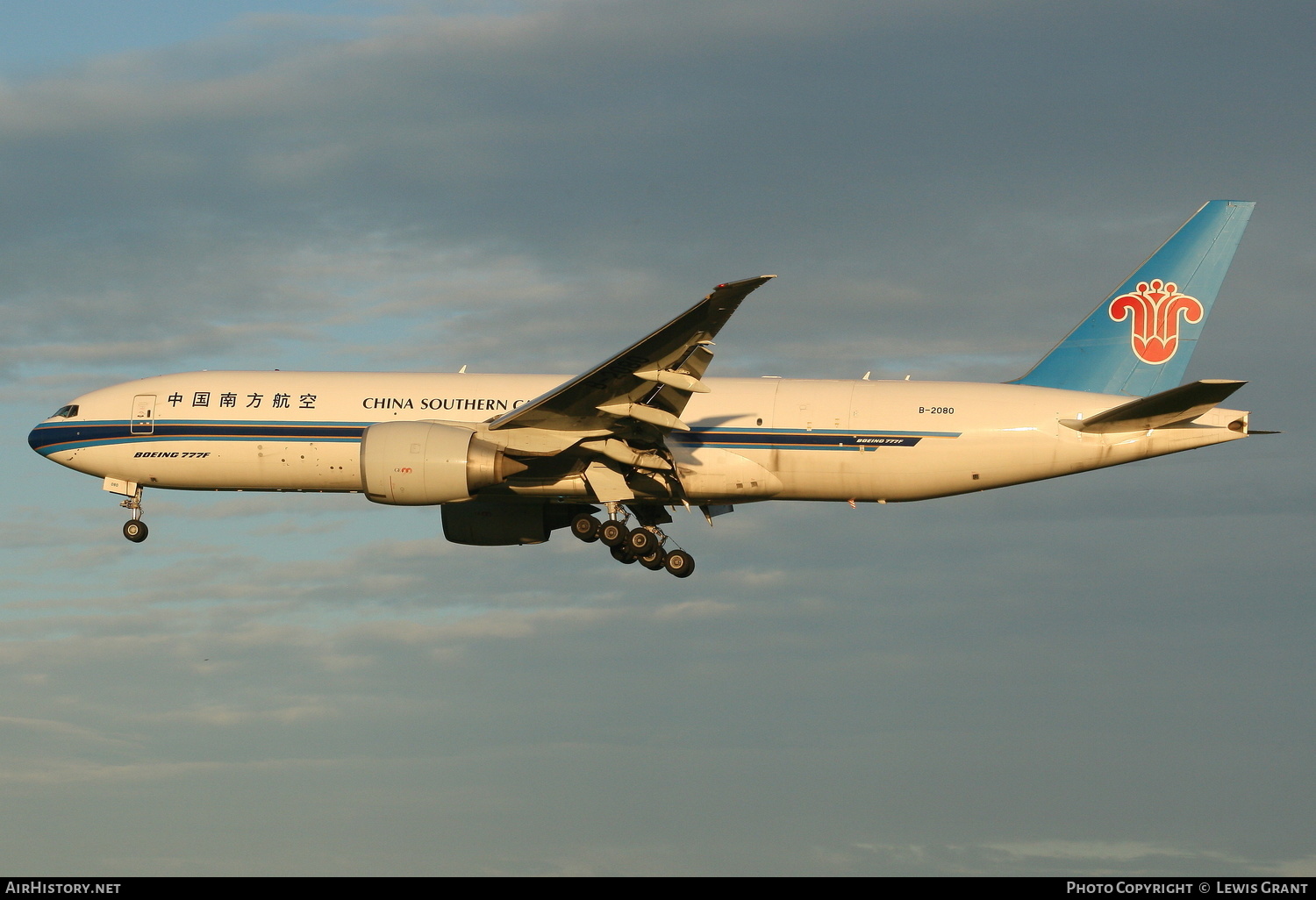 Aircraft Photo of B-2080 | Boeing 777-F1B | China Southern Airlines Cargo | AirHistory.net #135484