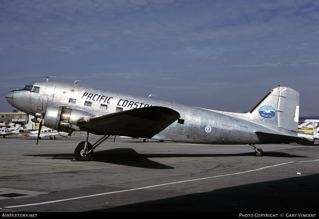 Aircraft Photo of CF-PWI | Douglas C-53 Skytrooper | Pacific Coastal Airlines | AirHistory.net #135508