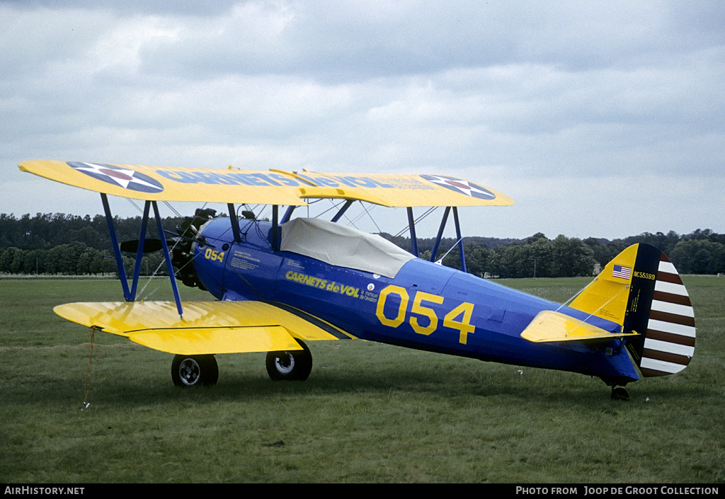 Aircraft Photo of N55389 / NC55389 | Stearman PT-13B Kaydet (A75) | Carnets de Vol | USA - Air Force | AirHistory.net #135514