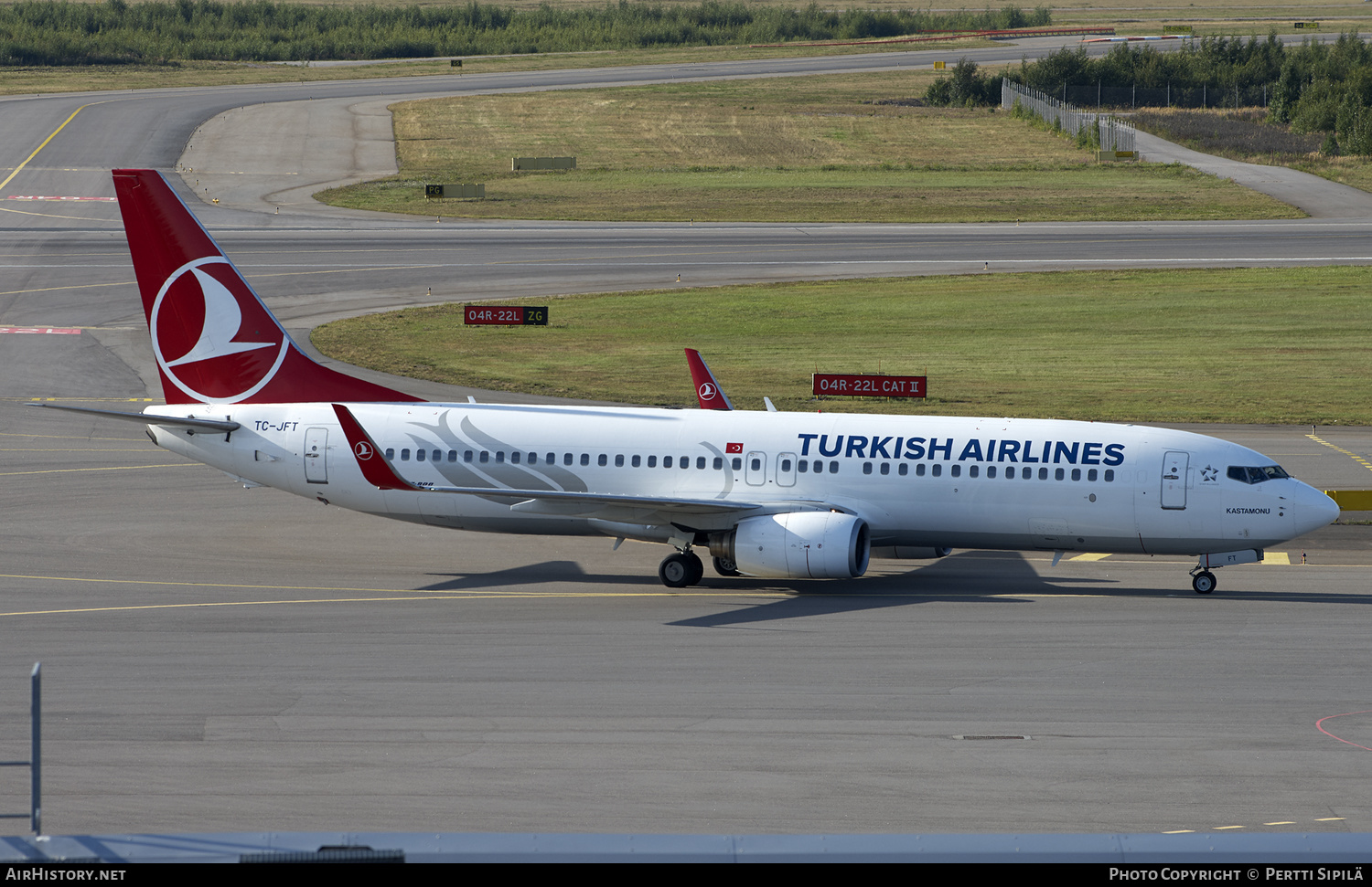 Aircraft Photo of TC-JFT | Boeing 737-8F2 | Turkish Airlines | AirHistory.net #135517