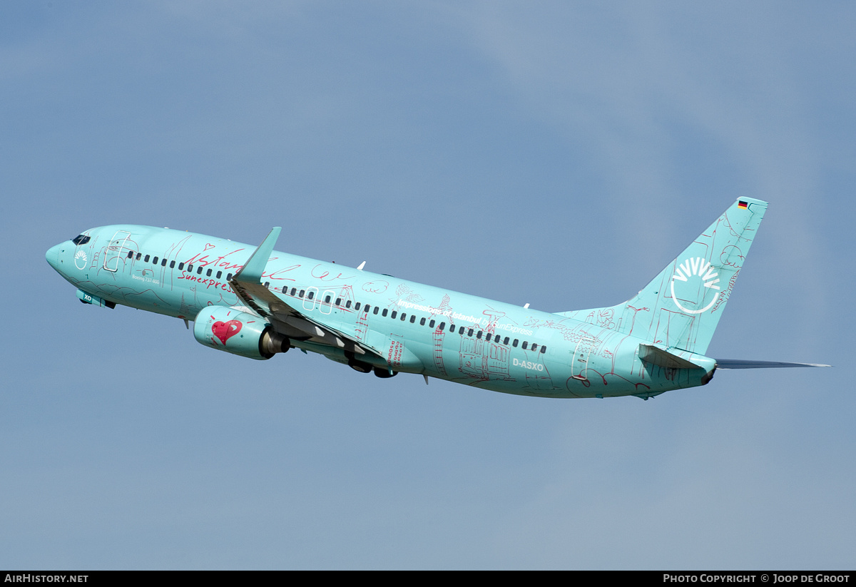 Aircraft Photo of D-ASXO | Boeing 737-8HX | SunExpress | AirHistory.net #135539