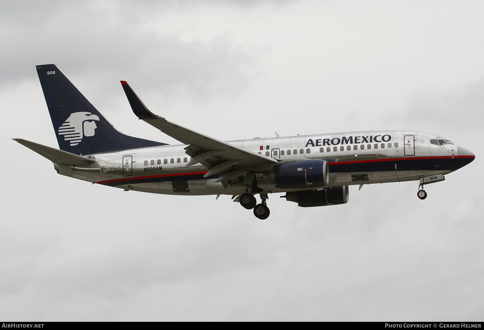 Aircraft Photo of N906AM | Boeing 737-752 | AeroMéxico | AirHistory.net #135544