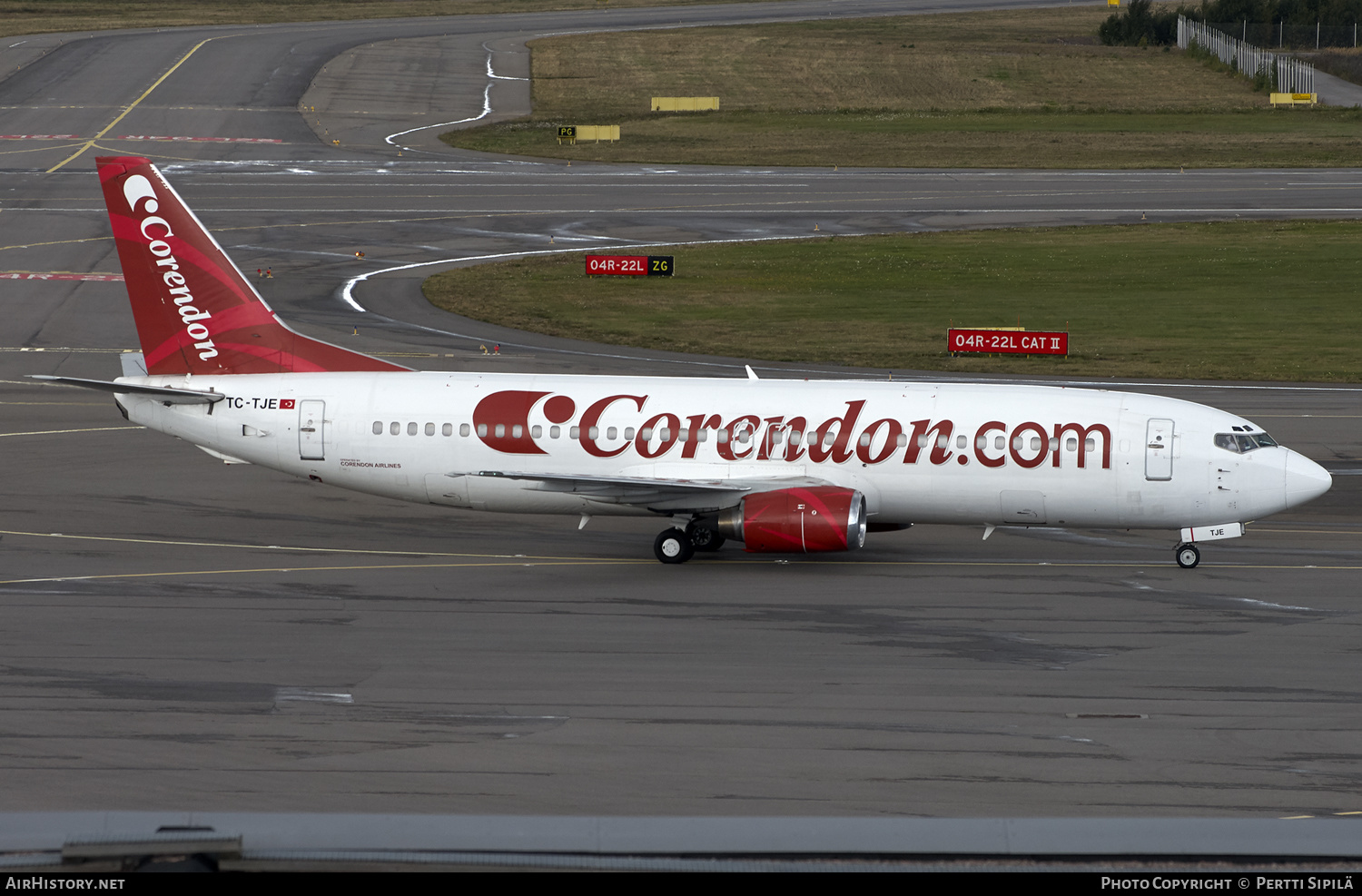 Aircraft Photo of TC-TJE | Boeing 737-4Y0 | Corendon Airlines | AirHistory.net #135558