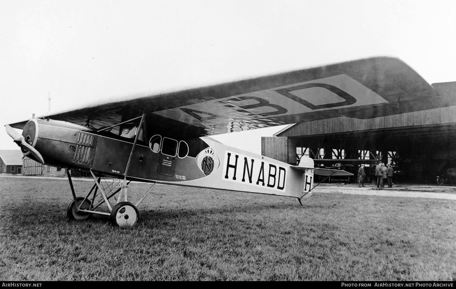 Aircraft Photo of H-NABD | Fokker F.II | KLM - Koninklijke Luchtvaart Maatschappij | AirHistory.net #135559