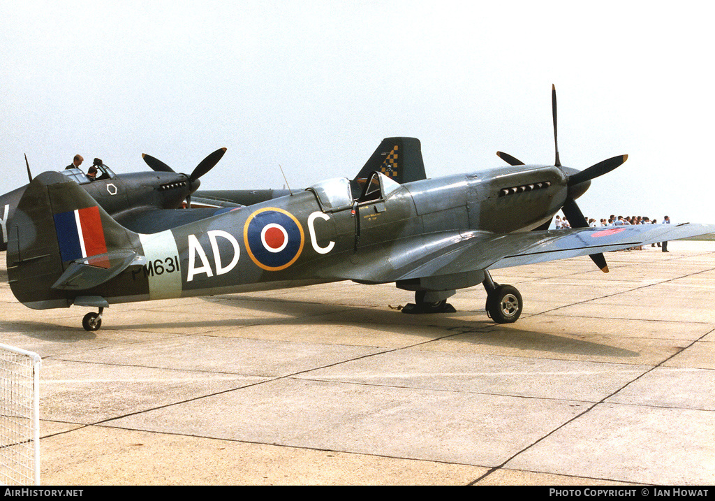 Aircraft Photo of PM631 | Supermarine 389 Spitfire PR19 | UK - Air Force | AirHistory.net #135560