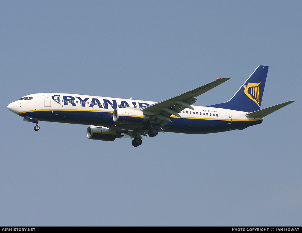 Aircraft Photo of EI-DHW | Boeing 737-8AS | Ryanair | AirHistory.net #135582