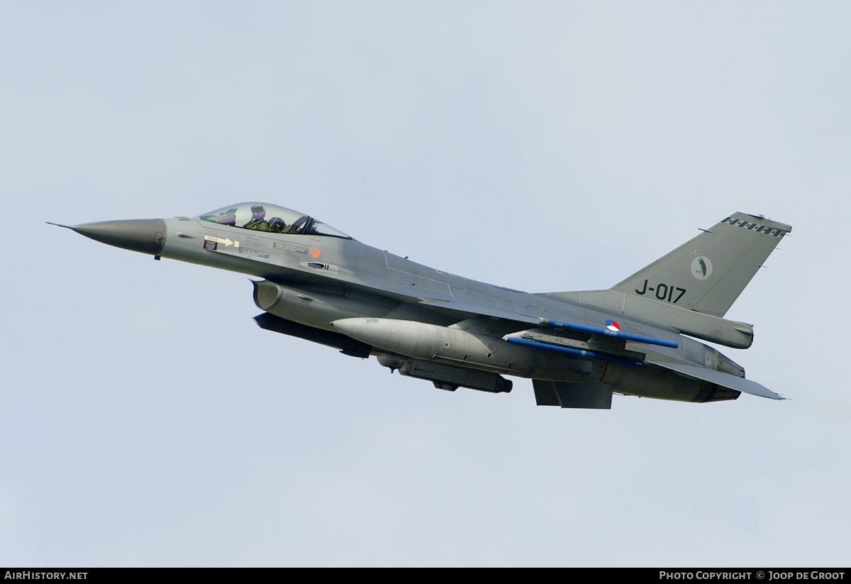 Aircraft Photo of J-017 | General Dynamics F-16AM Fighting Falcon | Netherlands - Air Force | AirHistory.net #135583