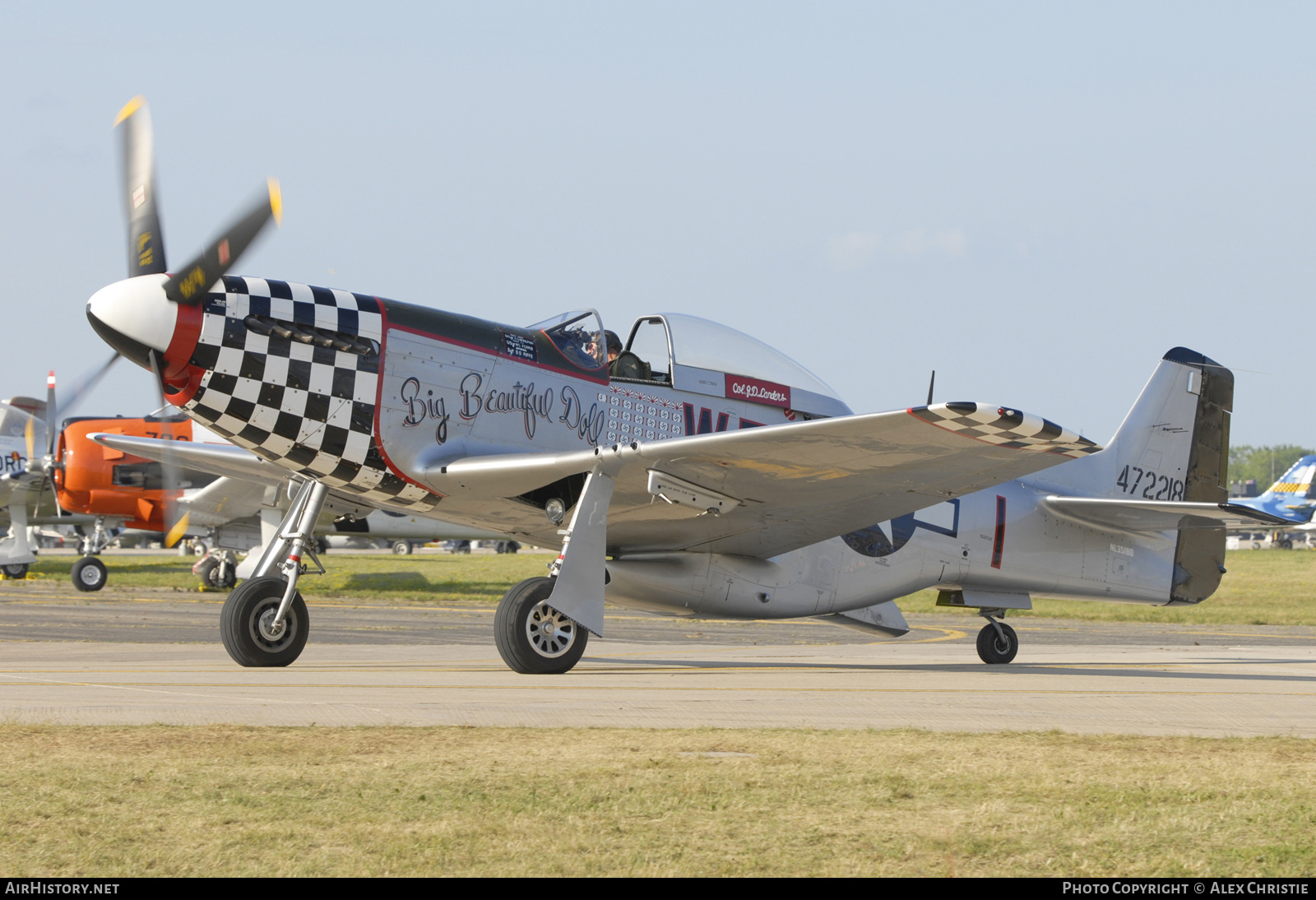 Aircraft Photo of N351BD / NL351BD / 472218 | North American P-51D Mustang | USA - Air Force | AirHistory.net #135597
