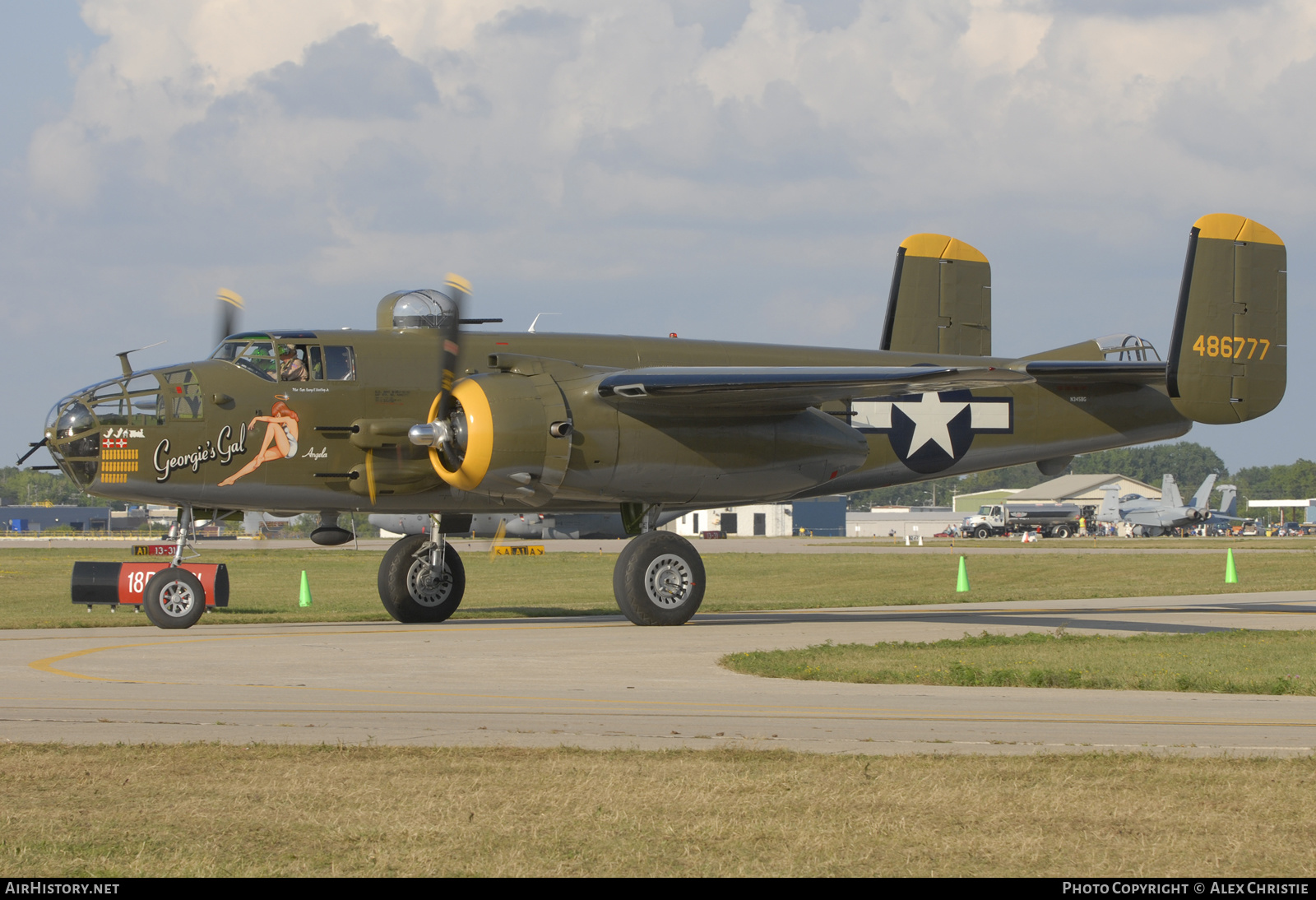 Aircraft Photo of N345BG / 486777 | North American B-25J Mitchell | USA - Air Force | AirHistory.net #135610